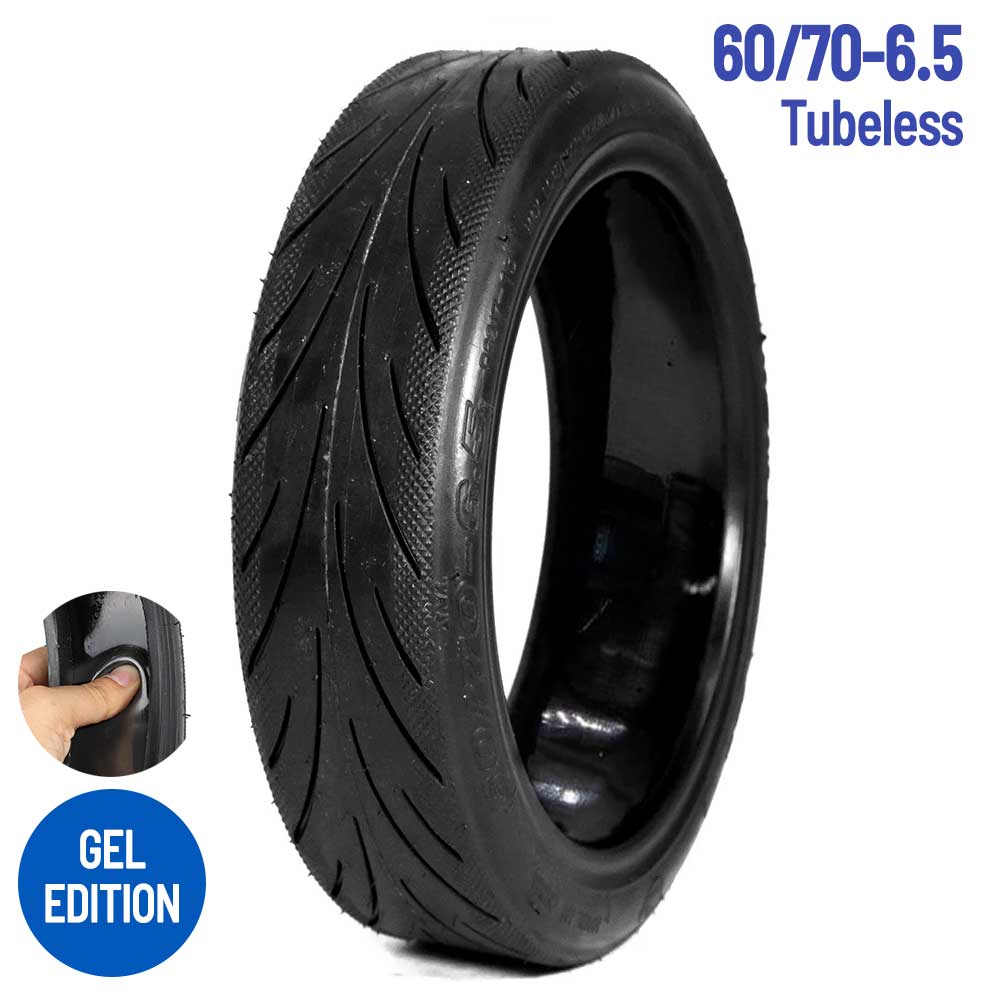Pneu tubeless 60/70-6.5 avec gel anti-crevaison pour trottinette Ninebot G30 Max
